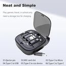 Customized Design 3 in 1 Retractable Charging Cable USB C to USB Adapter OTG Kit with Data Transfer Card Slot Phone Holder